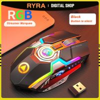 ZZOOI RYRA Rechargeable Wireless Mouse Silent Wireless Gamer Mouse Gaming Computer Mechanical E-Sports Backlight 2.4g USB Mouse PC