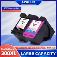 Pz27หมึก300XL ทดแทน APAPLIK ตลับหมึกสำหรับ HP 300สำหรับ HP300 XL Deskjet F4280 F4580 D2560 D2660 D5560อิจฉา100 110 120หมึกเครื่องพิมพ์