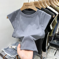 Plain Tshirt Women Short Sleeve Cotton Tee 2023 Summer Casual Round Neck T Shirt Trendy Tops