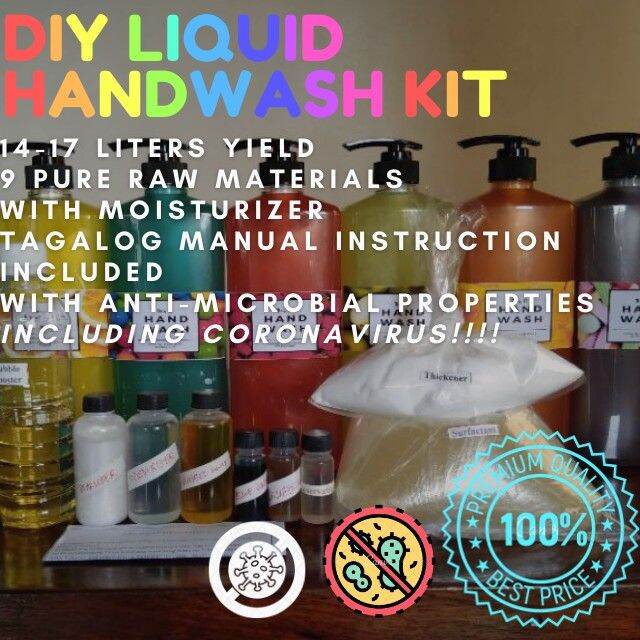 PREMIUM D.I.Y LIQUID FOAMING HAND SOAP MAKING Kit 17 20Liters Yield