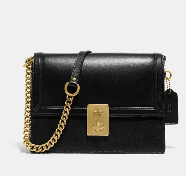 COACH Hutton Shoulder Bag Style No.88342 (Black) Lazada.co.th
