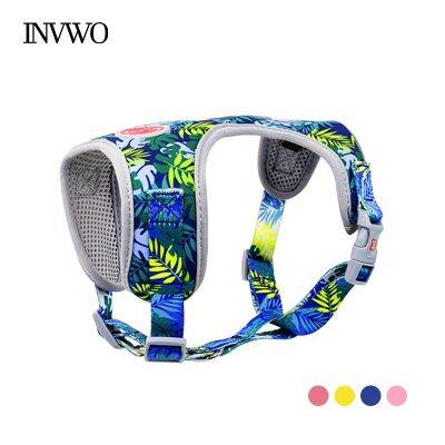 （PAPI PET） INVWO Pet T-Shaped Adjustable Harness สะดวกและสบาย Dog Breathable Mesh Escape Proof Design ชุดสำหรับเดิน