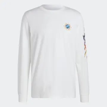 White long sleeve adidas on sale top