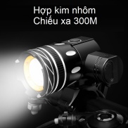 Đèn xe đạp siêu sáng sạc usb thể thao hợp kim nhôm chống nước Led XML T6