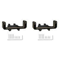 2X Brass Servo Mount Fit EMAX ES08MA II Servo for Axial SCX24 Gladiator Bronco JLU C10 1/24 RC Crawler Car Parts