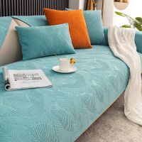 【jw】☋♞  chenille sofá cobre jacquard antiderrapante quatro temporada toalha assento almofada para sala de estar secional slipcovers