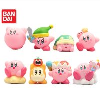 Kirby anime games cute cartoon Pink kirby Waddle Dee Doo collect mini toys dolls PVC action toy figure for kids birthday gifts