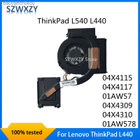 SZWXZY ฮีทซิงค์พัดลมทำความเย็นสำหรับ Lenovo ThinkPad L540 L440พัดลมระบายอากาศของ CPU 04X4115 04X4117 01AW577 04X4309 04X4310 01AW578 Baoyijinchukou