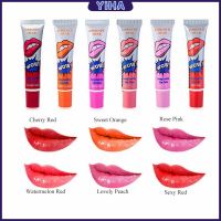 Yiha ลิลิปสติก ลิปสักปาก ลิปลอก 6 สี ลิปติกกันน้ำ สีติดทนนาน ลิขวิดลิปสติก Lipstick ที่สามารถฉีกได้ แบบลอกออก ติดทนนาน กันน้ำ