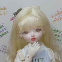 2023BJD หกส่วน วิกผมไหมนมแปดจุดมีสีเสริมไม่สวมที่คาดผม