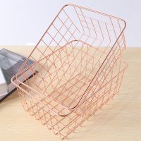 2 Pack Wire Basket Set,Storage Decor Crafts Kitchen Organizing.for Closets,Cabinets,Pantries,Office Storage