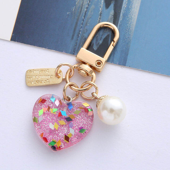 heart-shaped-keychain-pendant-handmade-resin-charm-fragmented-love-keychain-resin-keychain-pendant-colorful-love-charm