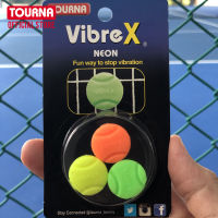 Tourna Vibrex Neon Dampener ยางกันสะเทือน ไม้เทนนิส สีส้มนีออน เหลืองนีออน เขียวนีออน 3 ชิ้น