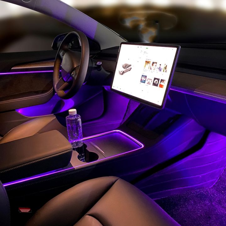 holywoot-tesla-model-3-model-y-interior-ambient-lights-car-led-rgb-neon-ambience-light-strip-fiber-optic-with-app-controlled