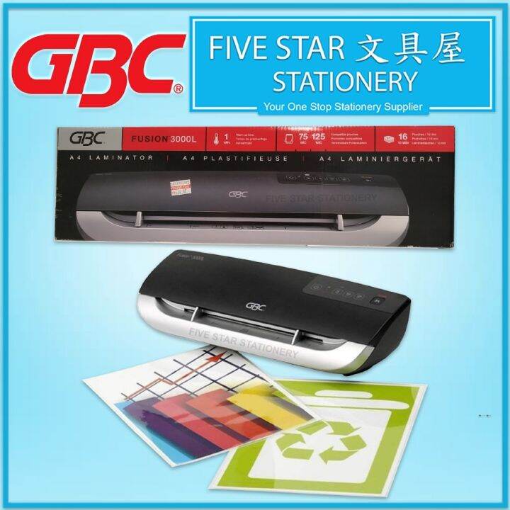 GBC A4 Fusion 3000L Laminator laminate machine laminating Lazada