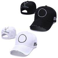 [Hat vendor]แบบเย็บปักผ้าฝ้ายสแนปแบ็กหมวกเบสบอลรถยนต์เหมาะสำหรับเมอร์เซเดส Amg โลโก้กลางแจ้งหมวกแข่ง F1ออฟโรดสำหรับทุกเพศของขวัญทางธุรกิจ