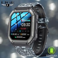 LIGE New Smart Watch For Men Full Touch Screen Sports Fitness Watches Bluetooth Call Waterproof Smartwatch Man Relogio Masculino Wristbands