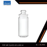 JJGLASS - (Ocean) B02536G0000  Pop jar glass lid -ขวดโหลป๊อปจา ขวดโหลป๊อปจากลาส ขวดโอเชี่ยนกลาส