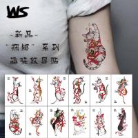 【hot】✙  Small Bundle Pattern Temporary Stickers Handsome Mens