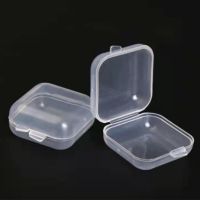 12/1PCS Small Boxes Clear Plastic Jewelry Storage Case Container Packaging Box Earrings Rings Beads Earplug Protection Box