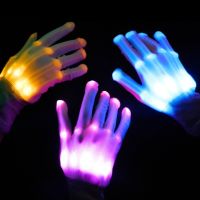 ▧♤◐ Gloves Halloween Party Led Halloween Led Gloves Skeleton - Party Led Children 39;s - Aliexpress