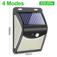 244 222 Solar Led Light Outdoor Solar Lights with Motion Sensor Solar Lamp Outdoor Spotlight Sunlight For Garden Decoration