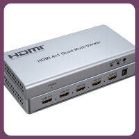 4X1 HDMI แบบ Multi-Viewer Quad Screen Segmentation Splitter Multviewer 4พอร์ต HDMI สำหรับกล้องกล่องทีวีคอมพิวเตอร์แล็ปท็อปไปยังจอภาพ