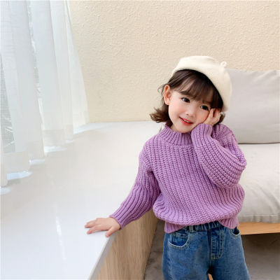 Baby Boys Girls Sweaters Fashion Childrens Sweater 1-7Y Baby Boy Knitted Sweater Coat Round Neck Kids Sweaters Jackets Outwear