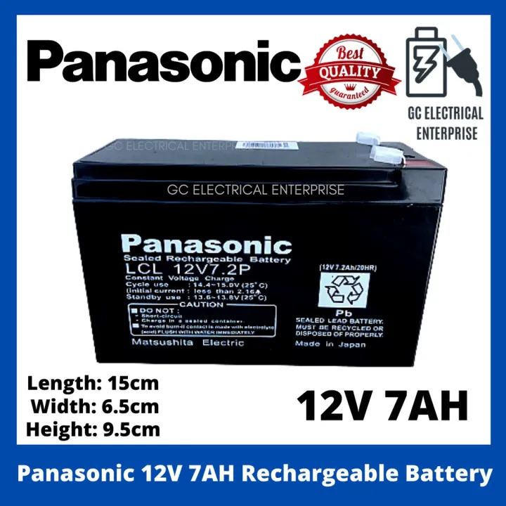 【fast Delivery】12v Battery 12 Volts 7ah Rechargeable Ups Battery Backup