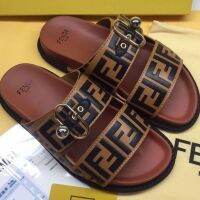 2023 Factory (guangzhou) trade slippers leisure flat one word tow couples men and women slippers 35-45 yards original box of the original standard