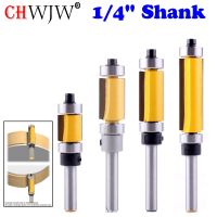 1pc Flush Trim Pattern Router Bit 1/4－Shank Panel Top Bottom Bearing เครื่องตัดมิลลิ่งงานไม้