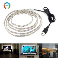 DC 5โวลต์ USB LED แถบ2835 5050สีขาวอบอุ่นสีขาว RGB Tira หลอดไฟ LED Strip ทีวีพื้นหลังแสงเทปตกแต่งบ้านโคมไฟ1-15เมตร *