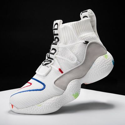 Men Casual Shoes For Men Sneakers Summer Tenis Masculino Breathable Krasovki Lace-up Colorful Sock Shoes Chaussures Pour Hommes