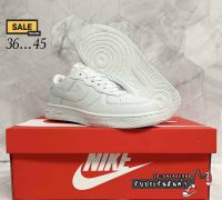 ?รองเท้าผ้าใบN_[AF1] low (เผื่อไซส์) รองเท้าผ้าใบสีขาว รองเท้าทำงาน รองเท้าแฟชั่น สวยตรงปก100%