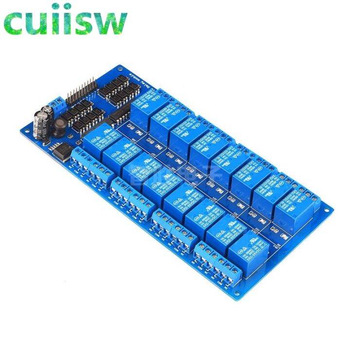 1pcs 12V 16 Channel Relay Module for arduino ARM PIC AVR DSP Electronic ...