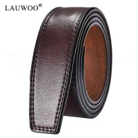 【CW】 Cowhide Leather Men 39;s Buckle Fashion for Men No Buckle3.5cm ！