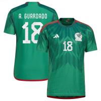 2023-Summer New Andres Guarded Raul Jimenez Héctor Herrera Mexico Green National Team 2023/23 Home Jersey T Shirts Player Authentic 6XL