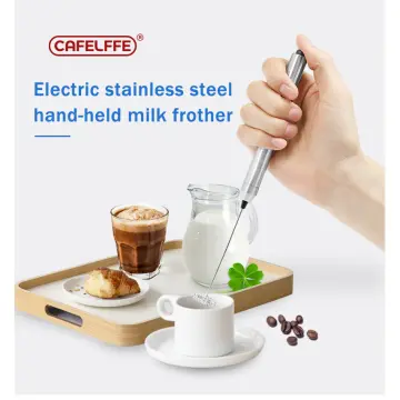 Milk Frother Three-speed Adjustable Stainless Steel Electric Milk