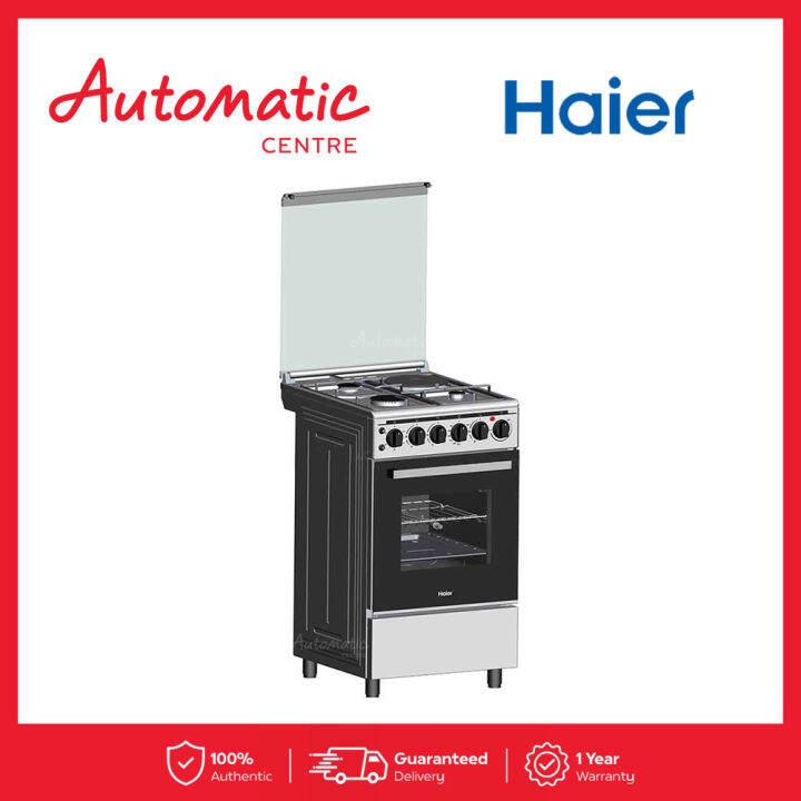 Haier HFS 503G1E63GO 50cm Cooking Range 3 Gas + 1 Hotplate 63L Gas Oven