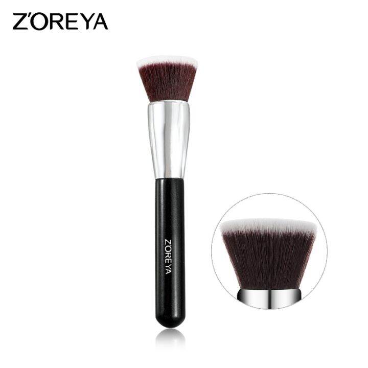《Lin Da Hot Wig》 Zoreya Foundation Brush Flat Top Buffing Brushes Cream