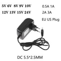 แถบไฟ LED สำหรับอะแดปเตอร์จ่ายไฟยุโรป1A 2A อเนกประสงค์24V 15V 13V 12V 8V 6V 5V ถึง220V 110V พลังงานโวลต์12 9V 5V DC