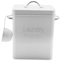 Beautiful Powder Laundry Powder Boxes Storage with Scoop