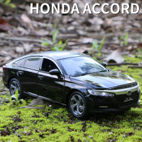 1:32 HONDA Accord รุ่นรถ Diecasts ของเล่นยานพาหนะโลหะรถคอลเลกชันเสียงและแสงจำลองเด็กวันเกิด Gift