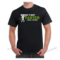 WorldS Best Farter I Mean Father Funny Gifts For Dad Novelty T-Shirt Cotton Men T Shirts Casual Tops Shirt Retro Printed On
