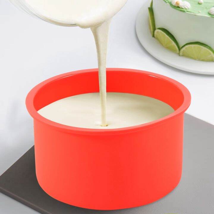 silicone-mini-cake-molds-4-inch-round-baking-pan-non-stick-silicone-baking-mold-bakeware-pan-reusable-set-of-6