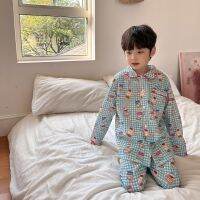 [W.M KIDS &amp; BABY] พร้อมส่ง ส่งฟรี ชุดนอนแขนยาว ทรงหลวม ลายการ์ตูน ขนาดใหญ่ กลาง เหมาะกับฤดูใบไม้ผลิ ฤดูใบไม้ร่วง สําหรับเด็กผู้ชาย และเด็กผู้หญิง 2023 1