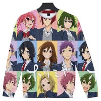 Horimiya-ropa Kawaii para hombre y mujer, ropa con estampado 3D de estilo apasionado para vacaciones de otoño e invierno, animación japonesa Miyamura Izumi, 2022