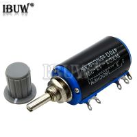 ( 1PCS WXD3-13 2W Potentiometer + 1PCS Grey knob )100 200 220 1K 2.2K 3.3K 4.7K 5.6K 6.8K 10K 22K 33K 47K 100K Ohm WXD3-13-2W