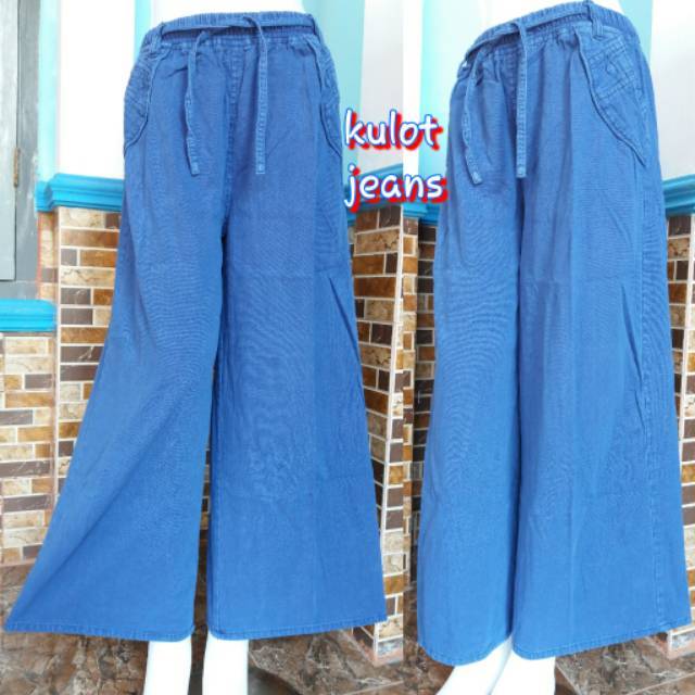 Kulot Jeans Washed | Lazada Indonesia