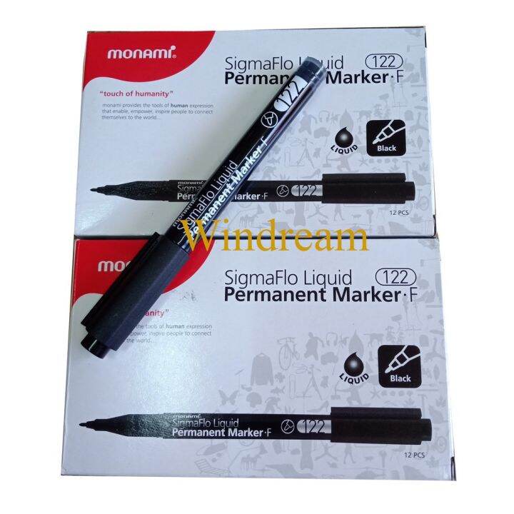 Monami SigmaFlo Liquid Permanent Marker 122 Lazada PH